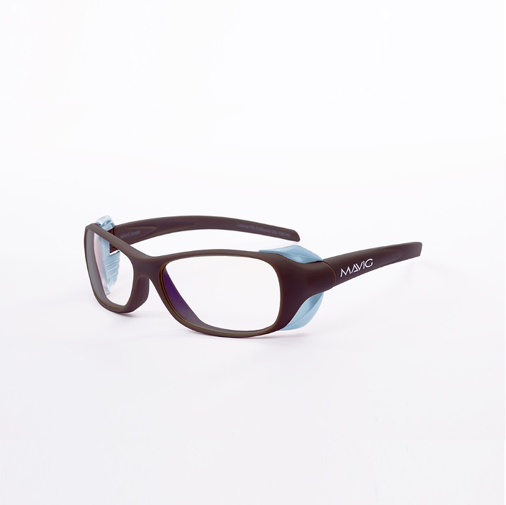 BR126 X-Ray Protective Glasses(Cocoa/Light Blue)